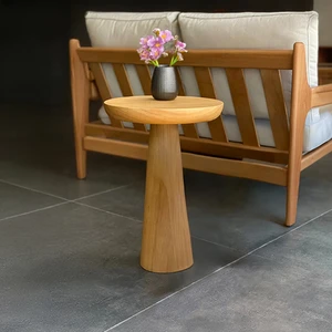 Üst Kalite Mantar Yan Sehpa (Büyük Boy) - Doğal