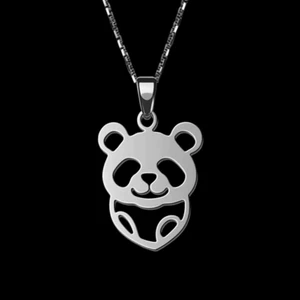 TabiTela 925 Ayar gümüş kolye panda   SM7733