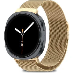 Samsung Galaxy Watch 8 40MM / 44MM / 46MM Classic Uyumlu Milanes Örgü Hasır Metal Kordon