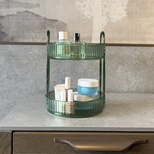 Unique Me Makyaj Organizer Kozmetik Organizer Takı Organizer Mutfak ve Banyo Düzenleyici Organizer Zümrüt2