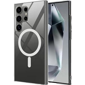 Galaxy S25 Ultra Şeffaf Mika Sararmaz Sert Magsafe Kılıf