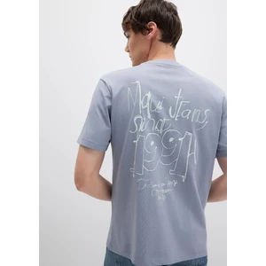 1991 Baskılı Mavi Tişört 0612908-86584