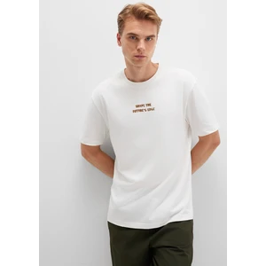 Baskılı Ekru Tişört 0612836-70057