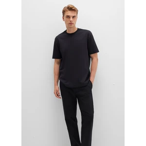 Bisiklet Yaka Siyah Basic Tişört 0612864-900