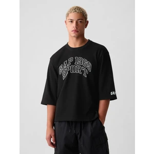 Erkek Siyah Gap Logo Oversized Sweatshirt