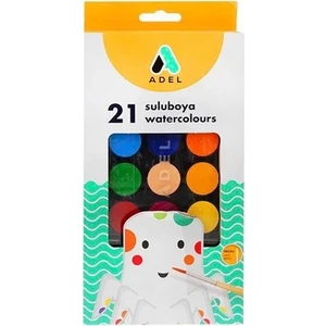 Sulu Boya 21 Renk Büyük Boy