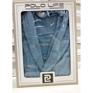 Polo Life Kutulu Bamboo Tek Bornoz Şalyaka-K.mavi (Xxl Beden)