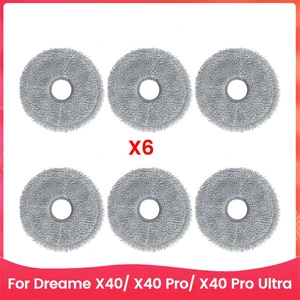 Sanctuary Vault Dreame X40/ X40 Pro/ X40 Pro Ultra Sweeper Robot Aksesuarları Yedek Parça Vakum Paspas Bezi Için 6 Adet Paspas Ped (Yurt Dışından)