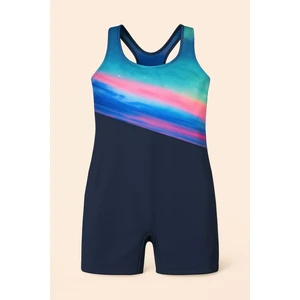 Kız Çocuk Deniz Yüzücü Mayoları 5-16 Yaş 11911