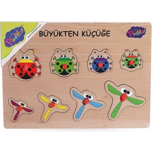 Ahşap Puzzle Yapboz - Büyükten Küçüğe Ördekler ve Ayıcıklar