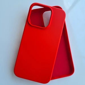 Pirok Store İphone 14 Pro İle Uyumlu LOGOSUZ İçi Kadife Esnek  Silikon Lansman Kılıf