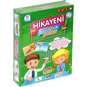 Kids Hikayeni Oluştur Bakalım Eğitici Eğlenceli Oyun Kartları 25 Parça