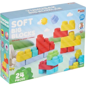 04006 Yumuşak Big Bloklar 24 Parça -Dede