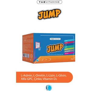 Jump 30 Saşe L-Arjinin, L-Ornitin, L-Lizin, Alfa Gpc