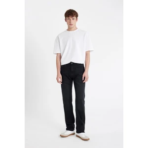 Sergio Regular Fit Normal Kalıp Normal Bel Boru Paça Siyah Jean Pantolon W6868AZ24AU