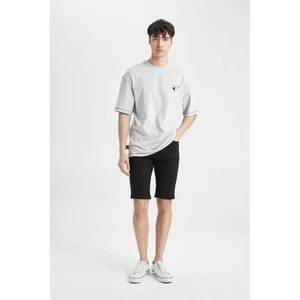 Skinny Fit Jean Bermuda Şort A5037AX24SM