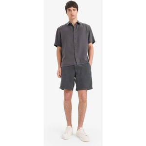 Relax Fit Tensel Bermuda Şort E0804AX25SM