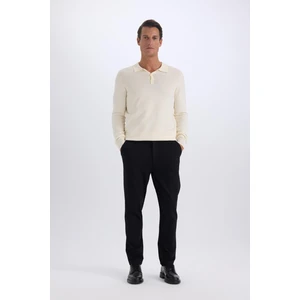 Tailored Regular Fit Normal Kesim Kumaş Pantolon Basic Düz Cepli D9083AX24WN