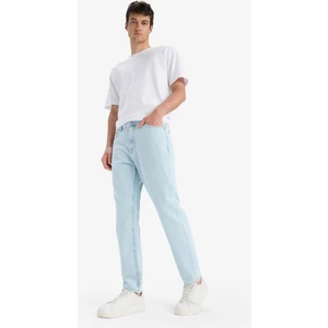 %100 Pamuk 90's Slim Fit Dar Kalıp Yüksek Bel Dar Paça Jean Pantolon E7281AX25SM