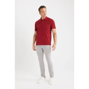 Yazlık Chino Kanvas Dokulu Pantolon Slim Fit Dar Kesim Cepli Dar Paça T1055AZ25SP