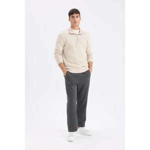 Regular Fit Eşofman Altı Beli Lastikli Basic Düz Cepli Düz Paça D9707AX24AU