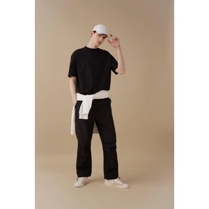 Yazlık Pantolon Relax Fit Rahat Kesim Kargo Cepli Beli Paçası Lastikli B4519AX24SP