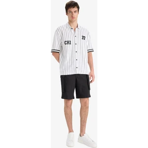 Relax Fit Kargo Cepli Bermuda Şort E2207AX25SM
