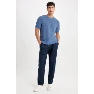 %100 Pamuk Yazlık Jogger Pantolon Dar Paça Beli Bağcıklı Lastikli Cepli Z6475AZ24AU