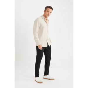 Yazlık Jogger Keten Düz Paça Pantolon D7542AX25SP