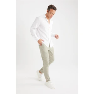 Yazlık Jogger Keten Düz Paça Pantolon D7542AX25SP
