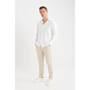 Yazlık Jogger Keten Düz Paça Pantolon D7542AX25SP
