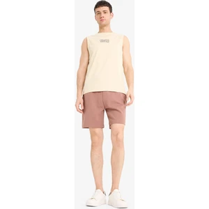 Erkek Beli Bağcıklı Cepli Basic Düz Şort