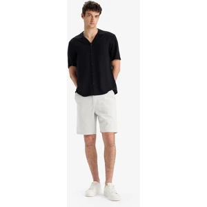 %100 Pamuk Regular Fit Bermuda Şort E1231AX25SM