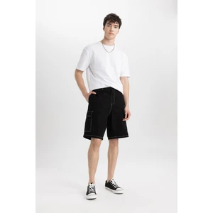 Relax Fit Kargo Cepli Bermuda Şort B7639AX24SM