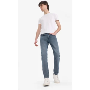 Slim Tapered Fit Dar Kalıp Normal Bel Daralan Paça Jean Pantolon E7035AX25SP