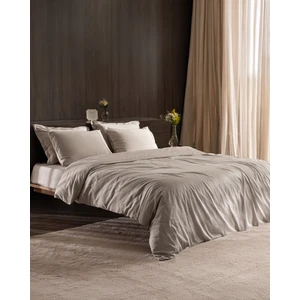 Madame Coco Reverie King Size Pamuklu Bambu Armürlü Nevresim Takımı - Taş