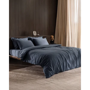 Madame Coco Reverie Çift Kişilik Bambu Armürlü Nevresim Takımı - Indigo