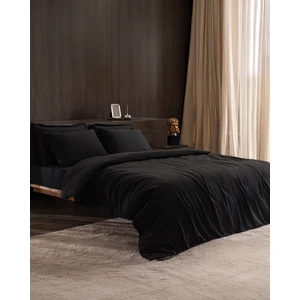 Madame Coco Reverie King Size Bambu Armürlü Nevresim Takımı - Siyah