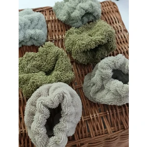 Meşeli Tekstil 2 Adet Süper Soft Havlu Bilek Yıkama Bandı Sporcu Spa Bileklik