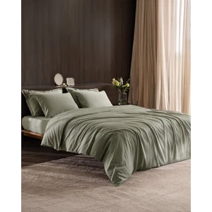 Madame Coco Reverie Çift Kişilik Bambu Armürlü Nevresim Takımı - Haki