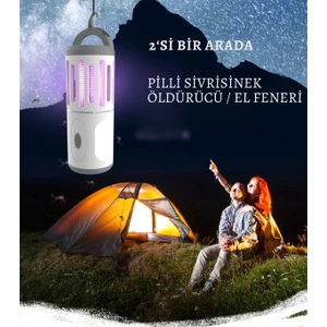 VICOA Vcm-03 Sivrisinek Öldürücü | Kamp Tipi | El Feneri | Lamba