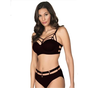 Lejardin Kadın Desteksiz Sütyen Külot Takımı Bralet Takım Basic Cup