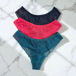 Arona Lingerie Dantelli  Kadın  Brazilian 3'lü Avantaj Paketi Külot