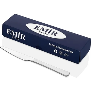 Emir Çelik Yemek Bıçağı 12 Adet