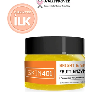 SKIN401 Pürüzsüzleştirici Meyve Enzim Jel Maskesi 100 ml  (Türkiye´de Ilk)