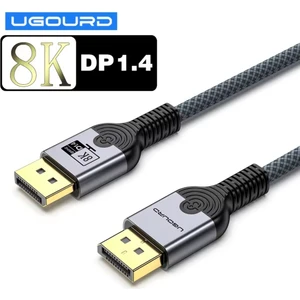 1.5-Metre DP 1.4 DisplayPort To Displayport Kablo 8K 60HZ+4K 120HZ 144Hz 165Hz 32.4Gbps Yüksek Hızlı Video Kablosu Ce Lisanslı HDR TV Monitör Bilgisayar