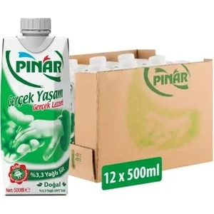 Yağlı Süt 500 ml x 12 Adet