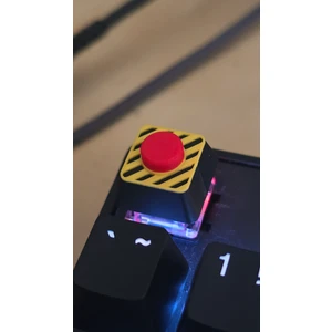 Emergency Escape Button Keycap (2'li Set) | Mekanik Klavyelere Uygun Özel Tuş Başlığı | Kırmızı
