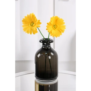Yapay Çiçek 2li Islak Dokulu Gerbera 30 cm Sarı