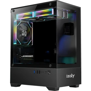 Izoly Venus  3 x 120MM Argb Fan 450W Psu M-Atx Gaming Case
